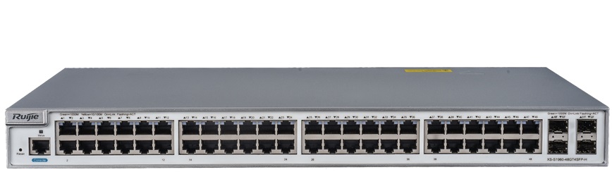 48-port 10/100/1000 Base-T Managed Switch RUIJIE XS-S1960-48GT4SFP-H