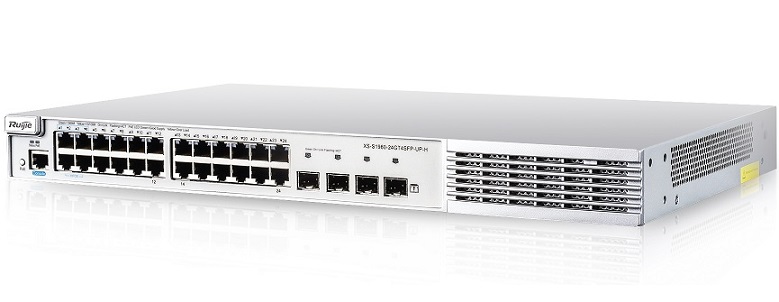 24-port 10/100/1000 Base-T Managed PoE Switch RUIJIE XS-S1960-24GT4SFP-UP-H