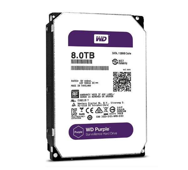 Ổ cứng chuyên dụng 8TB WESTERN PURPLE WD80PURZ