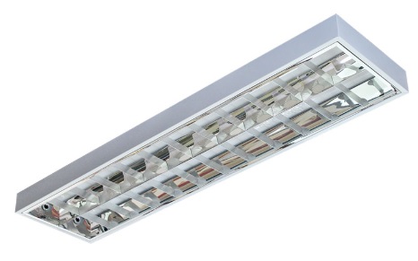 Máng đèn phản quang lắp nổi 2x18W DUHAL TDN218