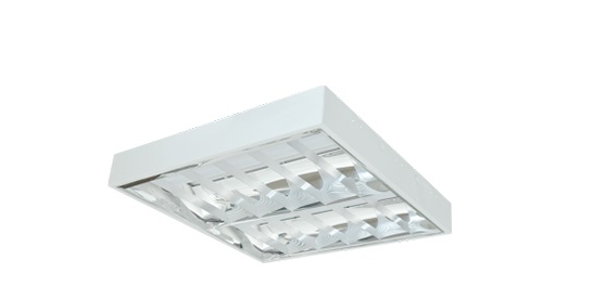 Máng đèn LED phản quang lắp nổi 2x9W DUHAL LDN6209