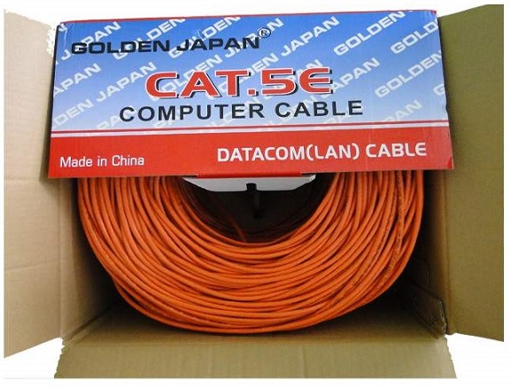 Cáp mạng CCA 305 mét/ cuộn GOLDEN JAPAN UTP CAT.5E 