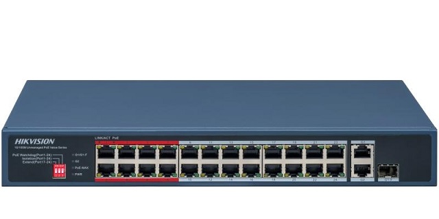 24-port 10/100Mbps PoE Switch HIKVISION DS-3E0326P-E/M(C)