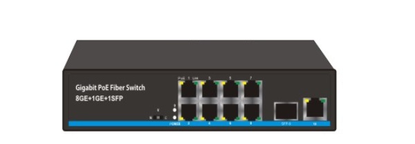 8-Port GE PoE + 1-Port Giga Uplink + 1-Port SFP Switch HASIVO S1200P-8G-1TS