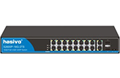 Thiết bị mạng HASIVO | 16-Port GE PoE + 2-Port Giga Uplink + 2-Port SFP Switch HASIVO S2600P-16G-2TS