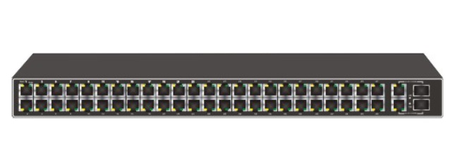 48-Port FE PoE + 2-Port Combo HASIVO S5800P-48F-2GC