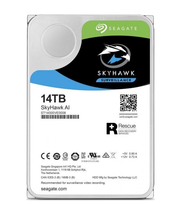 Ổ cứng chuyên dụng 14TB SKYHAWK AI SEAGATE ST14000VE0008