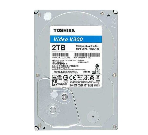 Ổ cứng chuyên dụng 2TB TOSHIBA HDWU120UZSVA