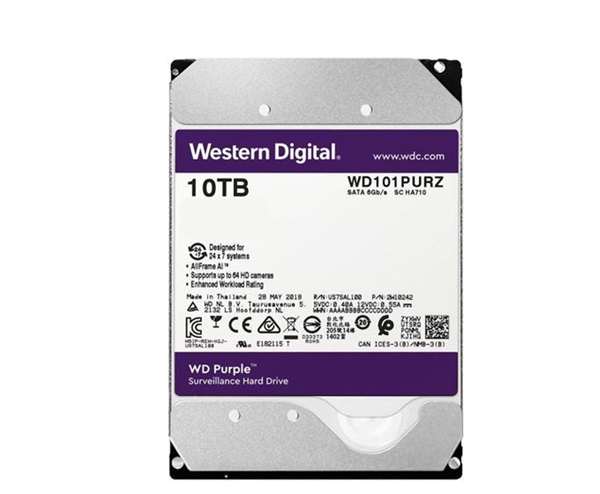 Ổ cứng chuyên dụng 10TB WESTERN PURPLE WD101PURZ