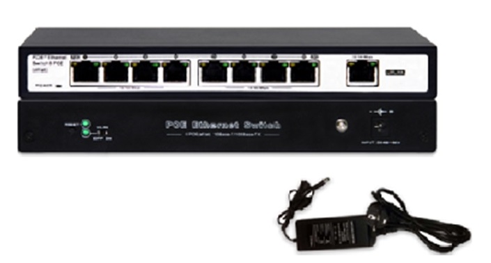 8-Port 10/100Mbps PoE Switch HIKVISION SH-1008P-E