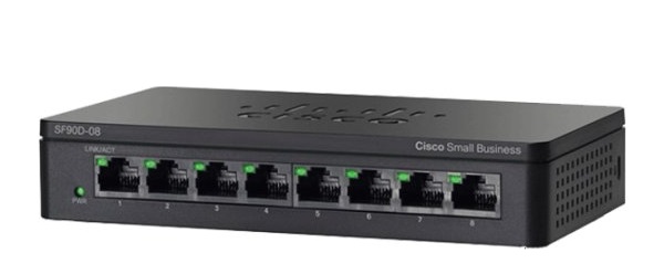 8-Port 10/100 Ethernet Switch Cisco SF90D-08