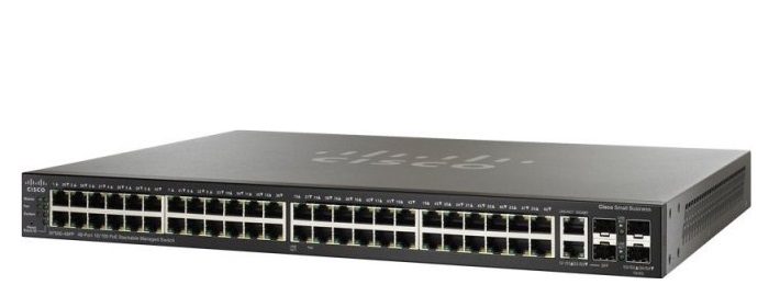 48-port 10/100Mbps PoE+ Managed Switch CISCO SF300-48PP-K9-EU