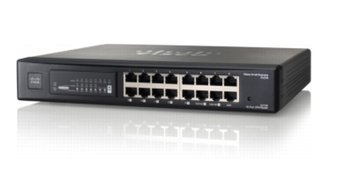 16-Port 10/100Mbps VPN Cisco RV016-G5