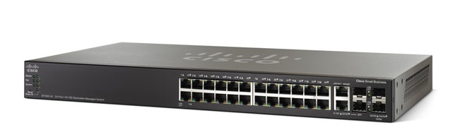 24-port 10/100 Stackable Managed Switch Cisco SF500-24-K9-EU