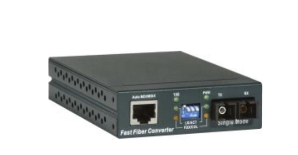  10/100Mbps Multimode SC Media Converter COMMSCOPE/AMP (1591030-9)