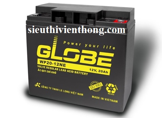 Ắc quy 12V-20AH GLOBE WP20-12NE