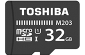 Phụ kiện Camera | Thẻ nhớ Toshiba 32GB MicroSD EXCERIA M203 UHS-1 Class 10 (R100)