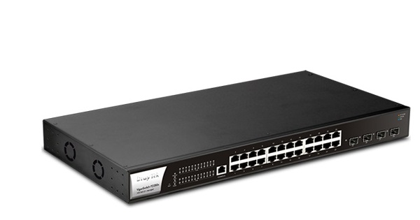 28-Port L2+ Managed Gigabit PoE Switch DrayTek VigorSwitch P2280x