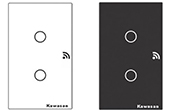 Công tắc hẹn giờ KAWA | Công tắc cảm ứng hẹn giờ 2 nút KAWA CT2-WIFI(B/W)