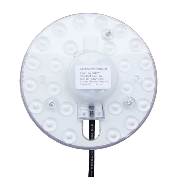 Mâm đèn Led cảm ứng vi sóng cho đèn ốp trần KAWA KW-MS12w