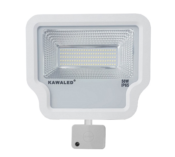 Đèn pha LED cảm ứng vi sóng 50W KAWALED FL1R-50W