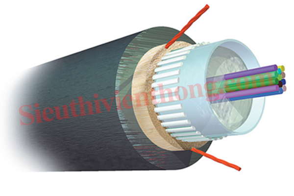 Outdoor All-Dielectric Fiber Optic Cables 4F Single Mode COMMSCOPE/AMP (Y-1427449-4)