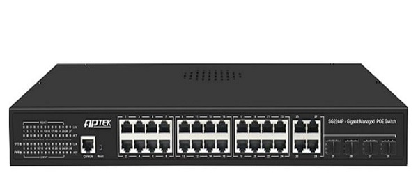 24-port Gigabit PoE Managed Switch APTEK SG2244P