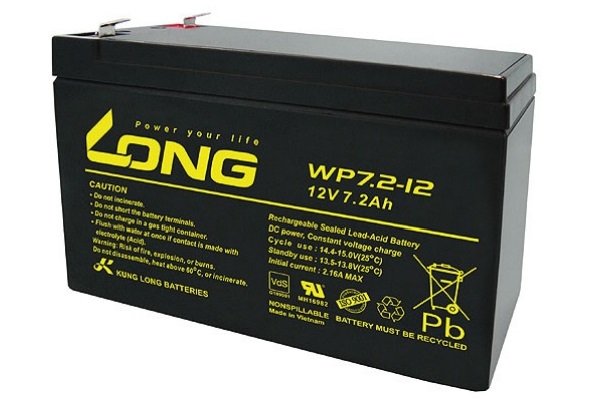 Ắc quy 12V-7Ah Long WP7.2-12