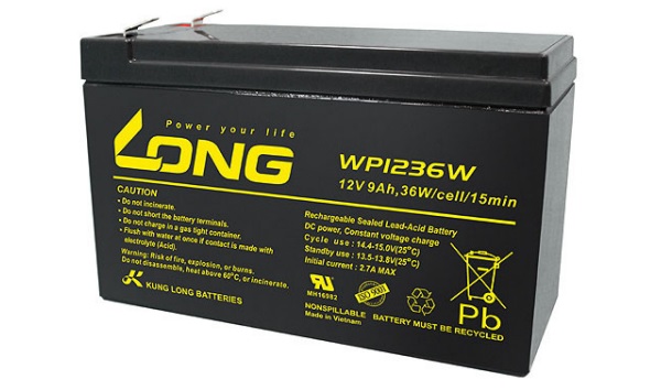 Ắc quy 12V-9Ah Long WP1236W