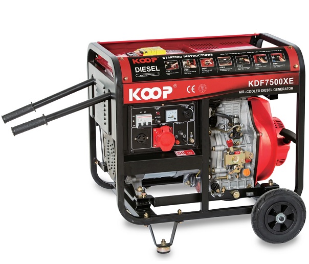 Máy phát điện chạy dầu Diesel 5.5kVA KOOP KDF7500XE