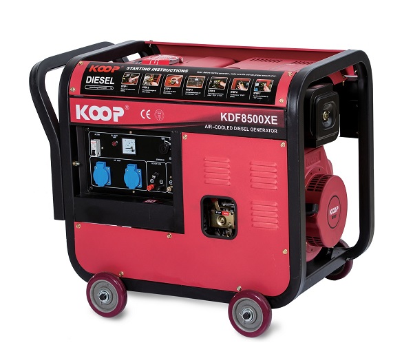 Máy phát điện chạy dầu Diesel 6.5kVA KOOP KDF8500XE