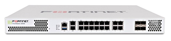 18 x GE RJ45 ports Firewall FORTINET FG-200E-BDL-950-12