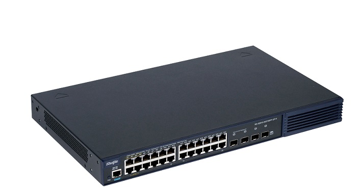 24-port 10/100/1000BASE-T PoE+4-port SFP+ HPoE Switch Ruijie RG-S2910-24GT4XS-UP-H