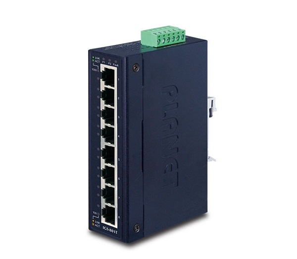 8-Port 10/100/1000T Gigabit Ethernet Switch PLANET IGS-801T