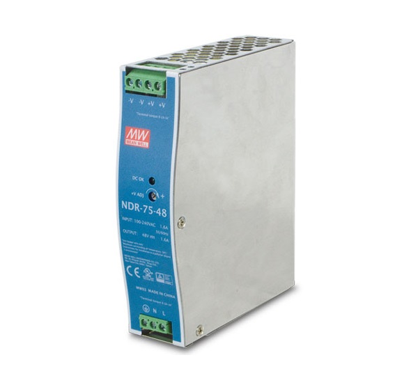 Din-Rail Power Supply 75W/48V MEAN WELL PWR-75-48 (NDR-75-48)