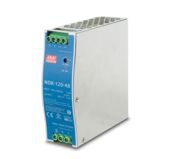 Din-Rail Power Supply 120W/48V MEAN WELL PWR-120-48 (NDR-120-48)