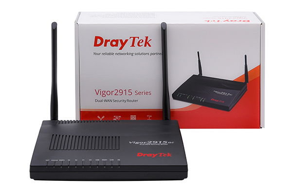 Dual WAN VPN WiFi AC Router DrayTek Vigor2915ac