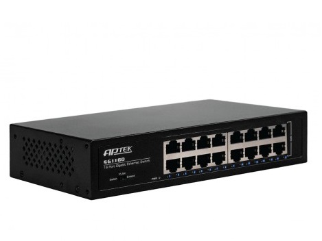 16 port 10/100/1000Mbps Switch APTEK SG1160