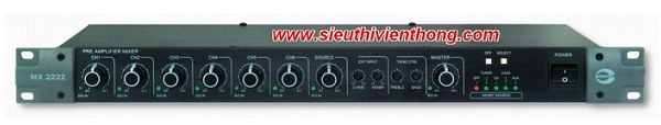 Bộ Mixer Pre-Amplifier 12 ngõ vào AMPERES MX2222