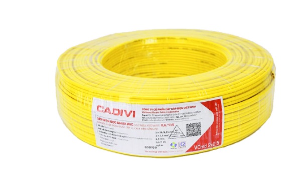 Dây điện CADIVI VCmd 2x2.5