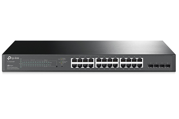 28-Port Gigabit Smart Switch JetStream with 24-Port PoE+ TP-LINK TL-SG2428P