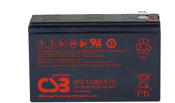 Ắc quy 12V-6AH CSB UPS123606F2