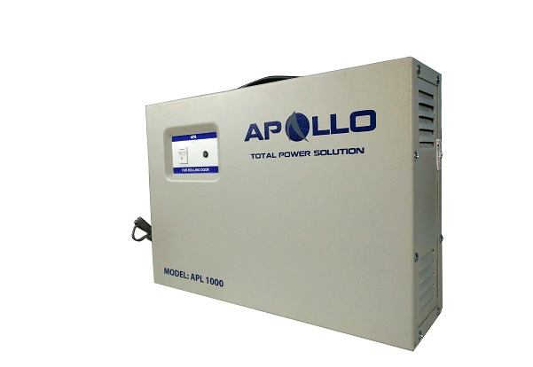 Bộ nguồn lưu điện chuyên dùng cho cửa cuốn APOLLO APL1000 