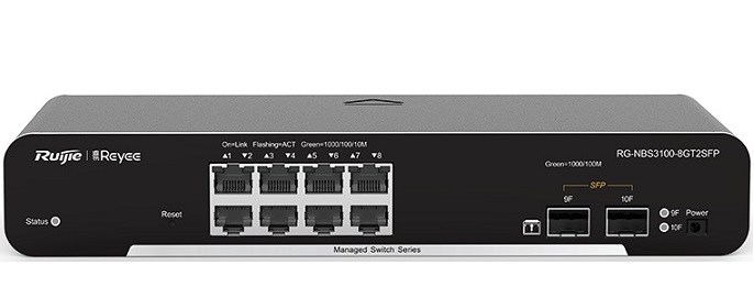 8-port Gigabit Managed Switch RUIJIE RG-NBS3100-8GT2SFP