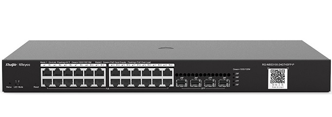 24-port Gigabit Managed PoE Switch RUIJIE RG-NBS3100-24GT4SFP-P