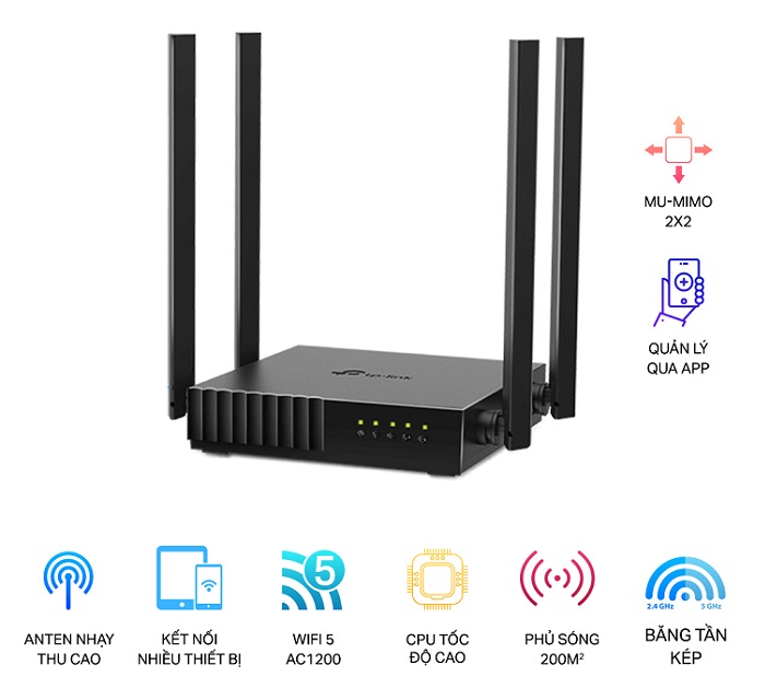 AC1200 Dual-Band Wi-Fi Router TP-LINK Archer C54