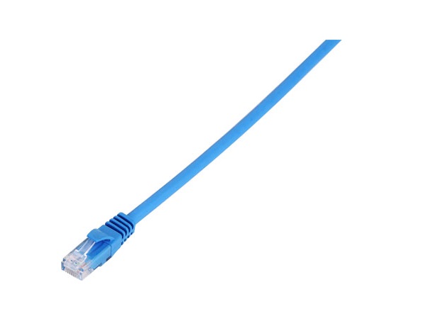 Patch cord VIVANCO CAT6A U/UTP VPCCUUARCMB2 (PVC, Blue, 2m)