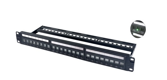 Patch panel 24-port CAT6 VIVANCO VCCPUF6241C