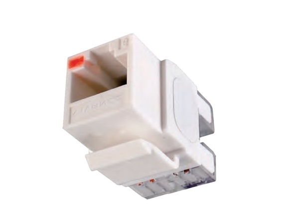 CAT6 Keystone Jack with LED Indicator VIVANCO VCCJUNF6WL