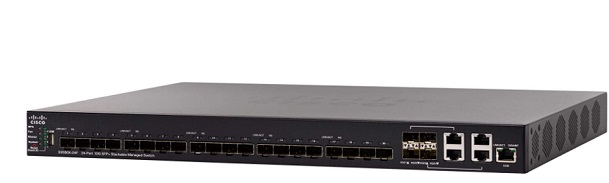 24-Port 10G SFP+ Stackable Managed Switch CISCO SX550X-24F-K9-EU